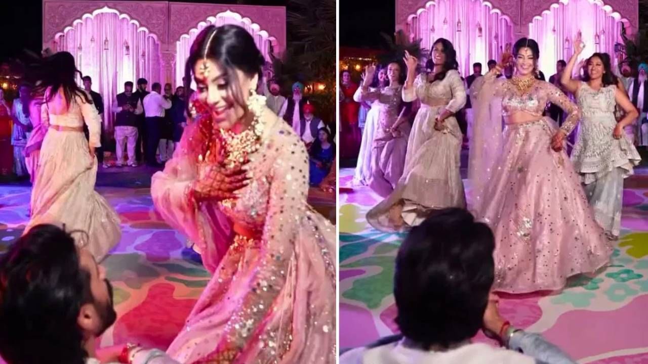 Video: लग्नाच्या दिवशीच बायकोनं दिलं भन्नाट सरप्राईज, व्हिडीओ पाहून तुम्हीही व्हाल थक्क; ती समोर आली आन्...