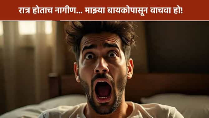 रात्र होताच तिच्या अंगात नागीण सळसळते... नवरा टरकला, म्हणाला, मला माझ्या बायकोपासून...