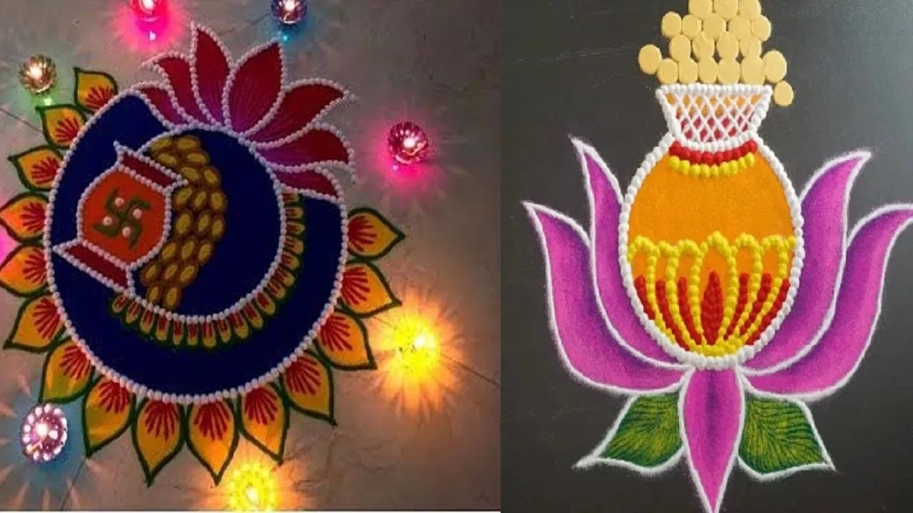 अनेकांना रांगोळी काढायला प्रचंड आवडतं पण चांगली जमत नाही. अशात इंटरनेटवर रांगोळ्या शोधल्या जातात. त्यामुळे काही साध्या रांगोळ्या तुम्ही दारात काढू शकता. 