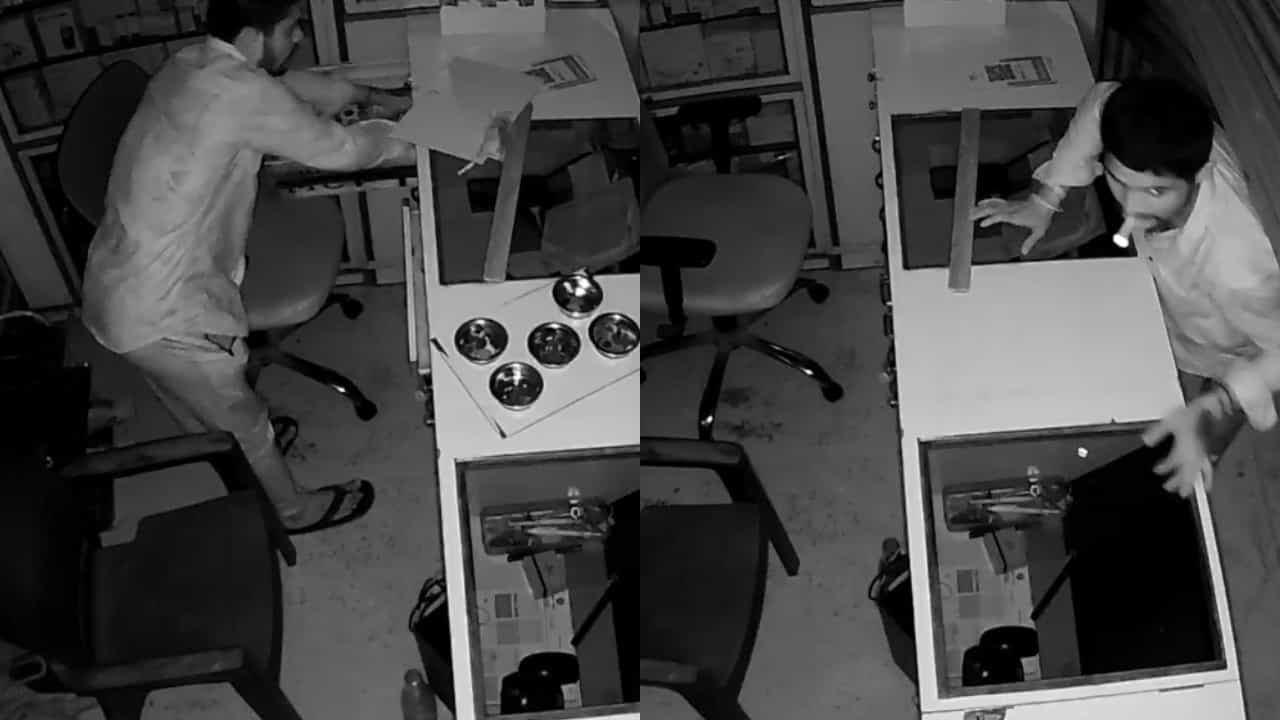 डोंबिवलीत शटर उचक्या टोळीची दहशत, मध्यरात्री मेडिकलच्या दुकानात शिरुन... पाहा CCTV व्हिडीओ