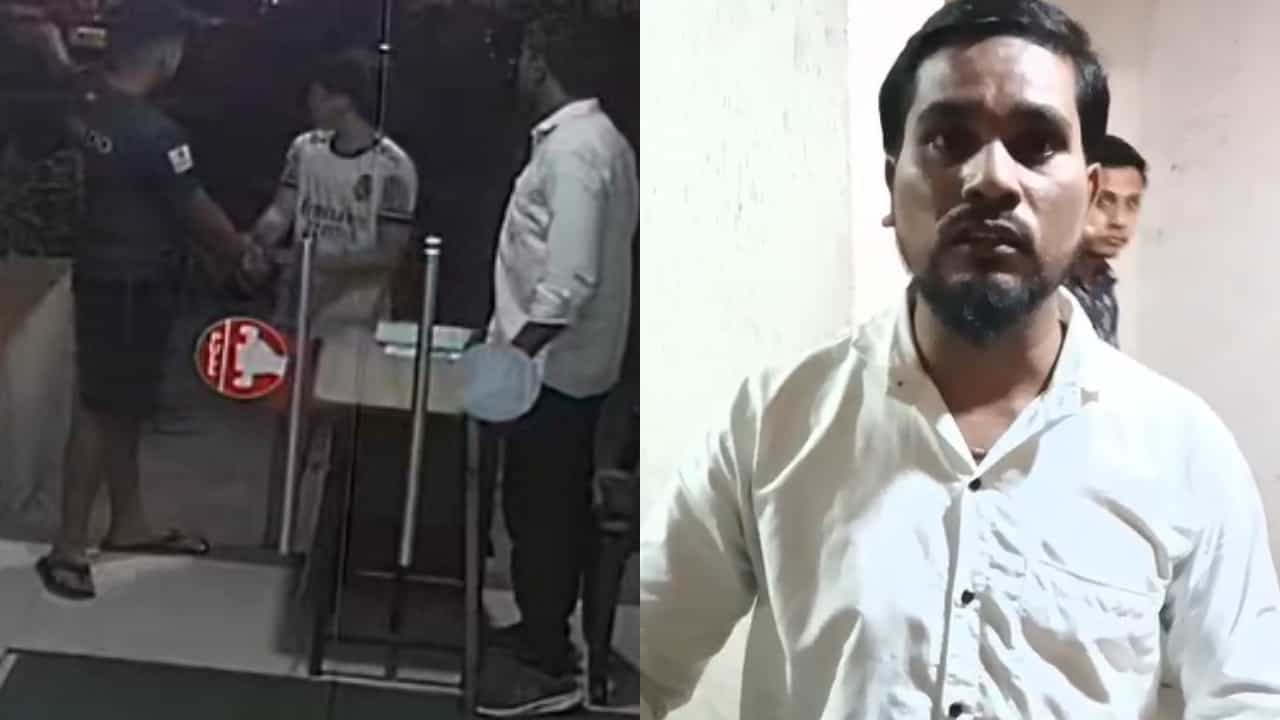 खेळताना बाजूच्या सोसायटीत गेला बॉल, सुरक्षारक्षकाचं मुलांसोबत भयानक कृत्य, CCTV पाहून होईल संताप