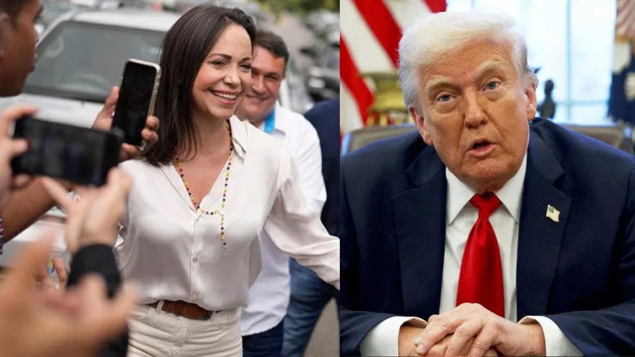 डोनाल्ड ट्रम्प..., नोबेल प्राईज मिळाल्यानंतर मारिया कोरिना यांचं धक्कादायक वक्तव्य