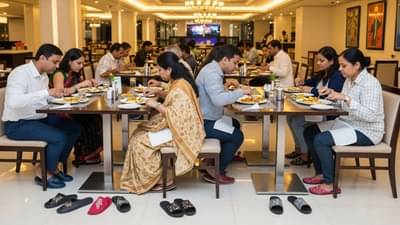 चप्पल किंवा बूट घालून जेवणे योग्य की अयोग्य? जाणून घ्या वैज्ञानिक कारण
