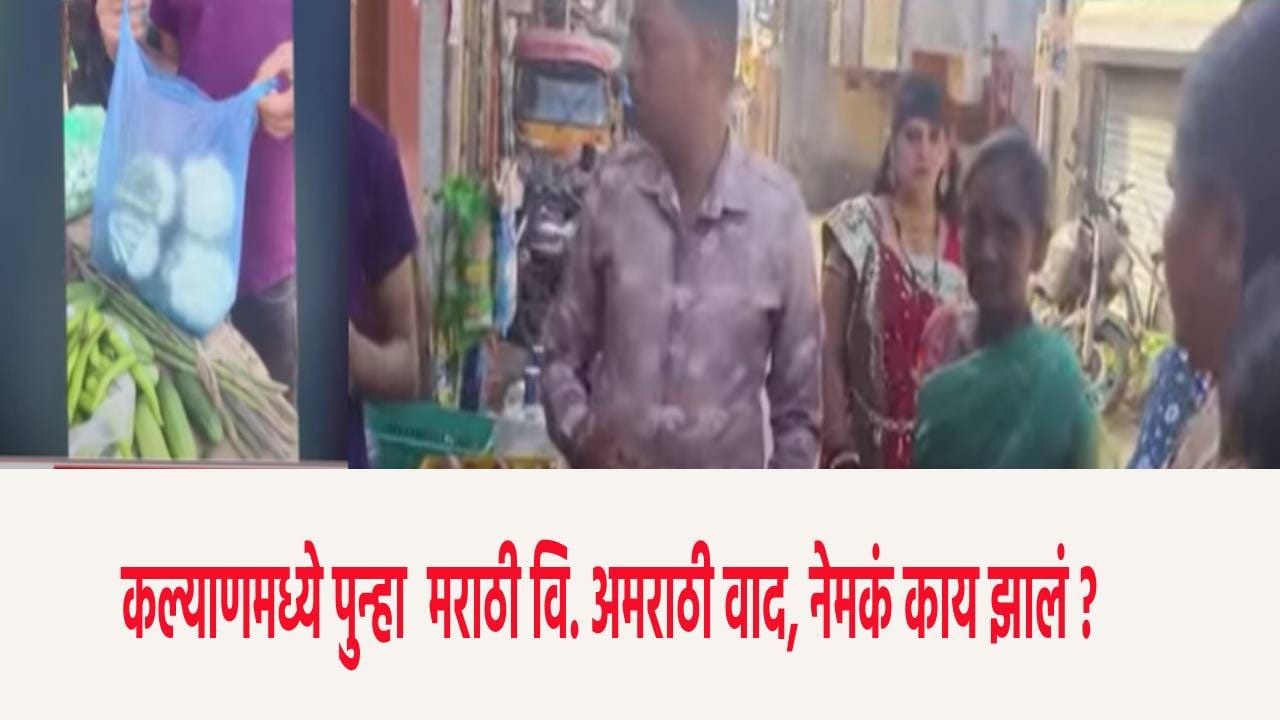 मराठी वि. अमराठी वाद : “मराठी महिलेकडून भाजी घेऊ नका”, अमराठी व्यावसायिकाच्या वक्तव्याने पुन्हा तापलं वातावरण, Video Viral