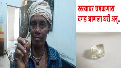 देवीच्या दर्शनाला गेला आणि नशीब फळफळलं... रस्त्यावरचा चमकणारा दगड आणला घरी अन् रातोरात..