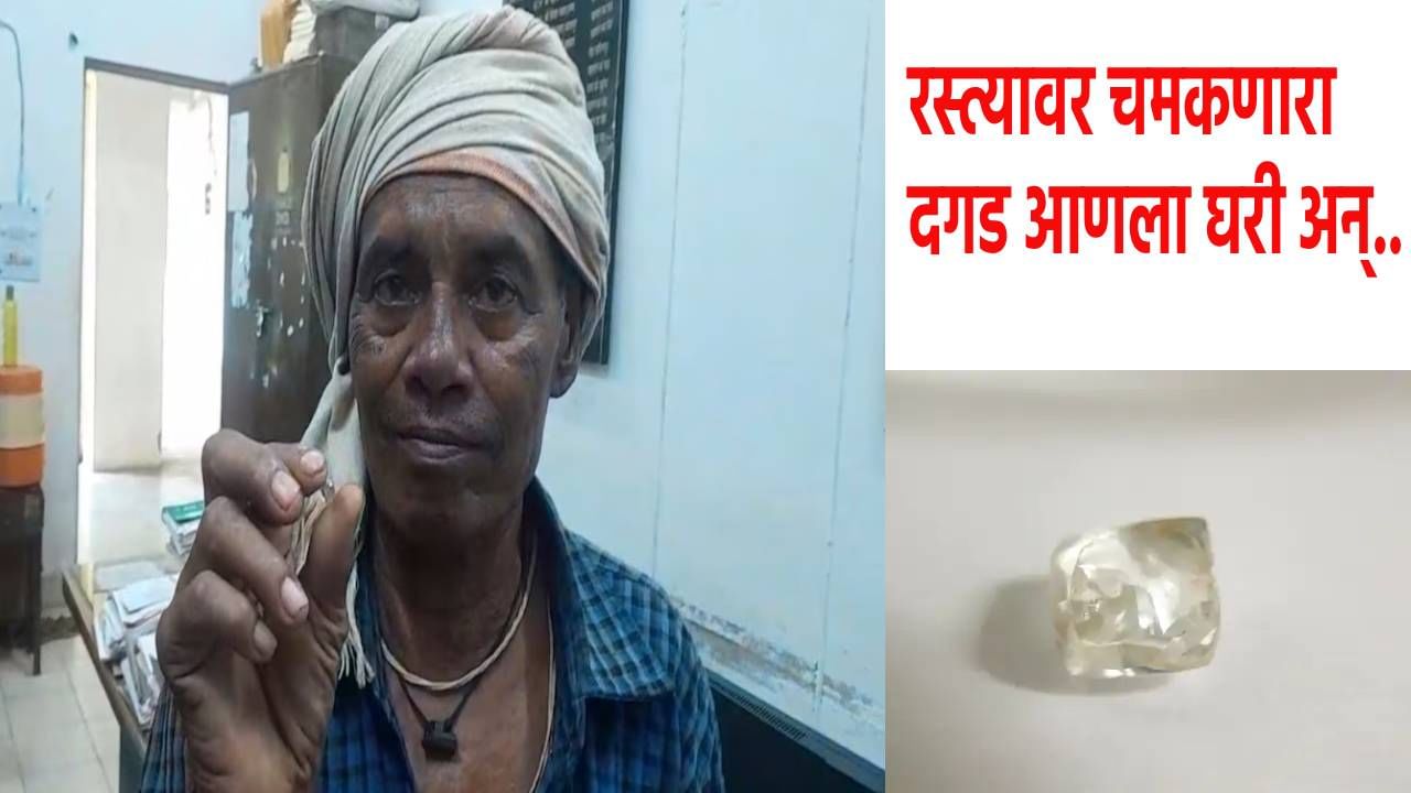 देवीच्या दर्शनाला गेला आणि नशीब फळफळलं... रस्त्यावरचा चमकणारा दगड आणला घरी अन् रातोरात..