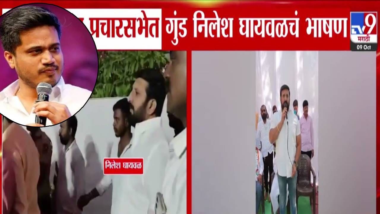 Nilesh Ghaiwal : भाजप नेत्याच्या प्रचारसभेत गुंड निलेश घायवळ... आधी पाया पडला अन् भाषणातून रोहित पवारांची लायकी काढली Nilesh Ghaiwal : भाजप नेत्याच्या प्रचारसभेत गुंड निलेश घायवळ... आधी पाया पडला अन् भाषणातून रोहित पवारांची लायकी काढली