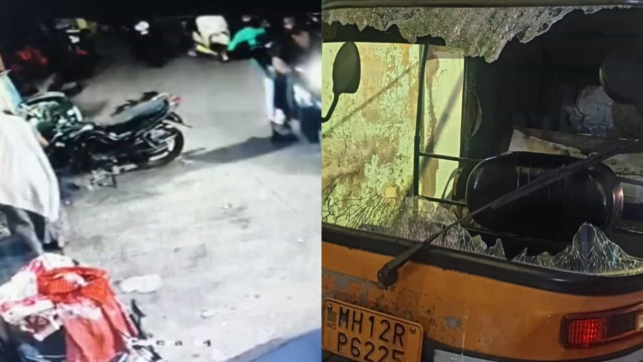 12-15 जणांची टोळी, हातात कोयते, तलवारी घेऊन तोडफोड; पुण्यातील थरारक CCTV समोर
