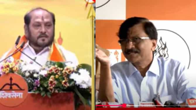 Sanjay Raut : बाळासाहेबांची डेडबॉडी दोन दिवस... रामदास कदम यांच्या आरोपावर संजय राऊत यांचा घणाघात; म्हणाले, त्यांच्या तोंडात शेण...