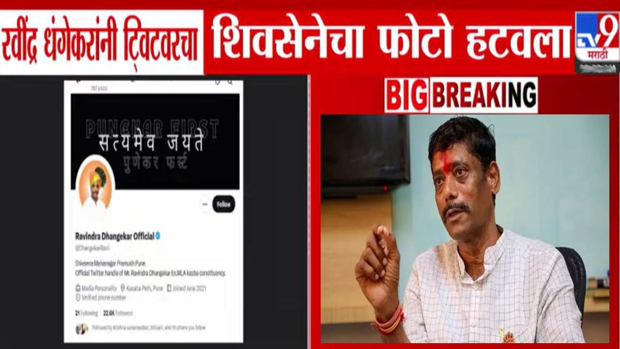 Ravindra Dhangekar : भाजपविरोधी भूमिकेनंतर धंगेकरांकडून ट्वीटरवरील शिवसेनेचा फोटो रिमूव्ह, कारण नेमकं काय?