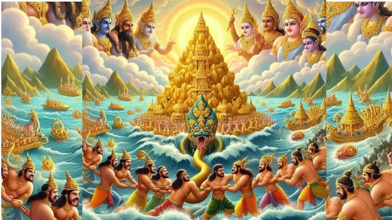 समुद्रमंथन करताना एक देव प्रकट झाले. त्यांचं नाव होतं भगवान धन्वंतरी... तुम्हाला असं वाटेल की, धन म्हणजे पैशांसंबंधी देव असेल, पण असं नाहीये... 