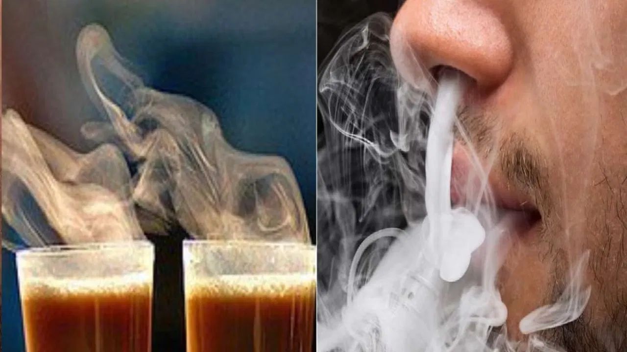 यामुळे कार्डियाक ॲरिथमिया आणि हृदयविकाराचा झटका येण्याचा धोका वाढतो. जे हृदयाच्या आरोग्यासाठी अत्यंत हानिकारक आहे. तज्ज्ञांच्या मते, चहा पिताना सिगारेट ओढल्यास फुफ्फुसांमध्ये होणाऱ्या ऑक्सिडेटिव्ह प्रक्रिया वाढतात. ज्यामुळे दुप्पट नुकसान होते.