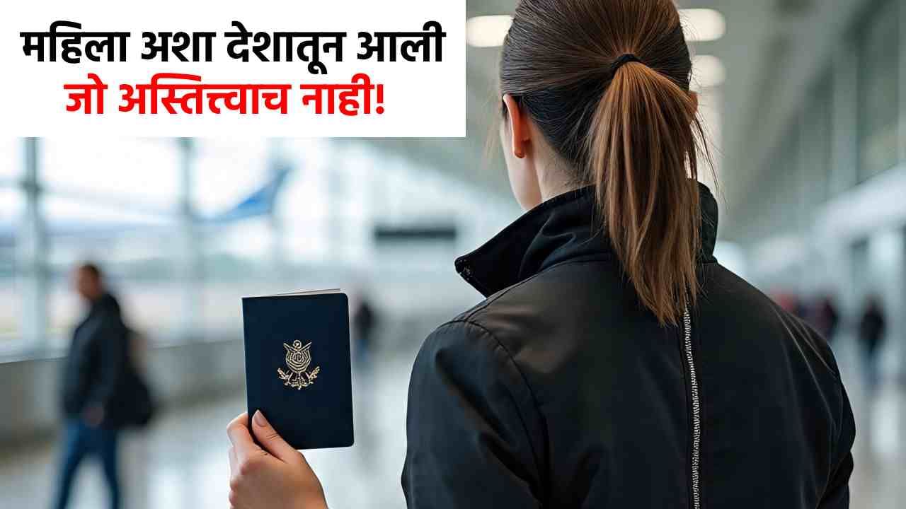 वेगळ्या जगातून प्रकट झाली महिला, पासपोर्टवर होत सिक्रेट देशाचं नाव, नकाशात पाहिल्यावर सगळेच हादरले!