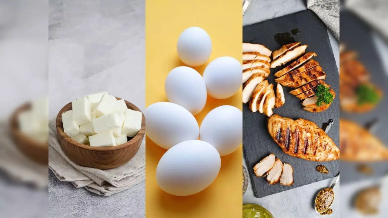 अंडी, चिकन वा पनीर, कोणात आहे जास्त प्रोटीन ? पाहा कोणी काय खावे?