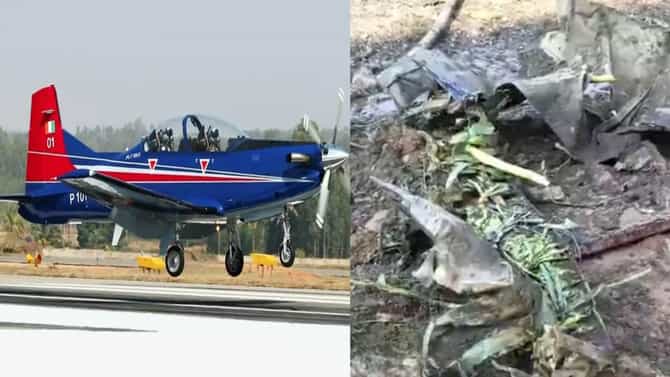 अन् काळजाचा ठोकाच चुकला... तामिळनाडूमध्ये वायुसेनेचं विमान कोसळलं, नेमकं काय घडलं?