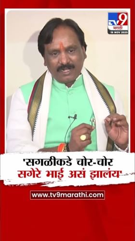 सगळीकडे चोर-चोर सगेरे भाई असं...; दानवेंची खोचक टीका.