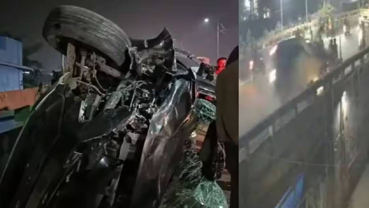 Ambernath Accident : ड्रायव्हरला हार्टअटॅक, शिवसेना शिंदे गटाच्या उमेदवाराच्या कारचा भीषण अपघात Ambernath Accident : ड्रायव्हरला हार्टअटॅक, शिवसेना शिंदे गटाच्या उमेदवाराच्या कारचा भीषण अपघात