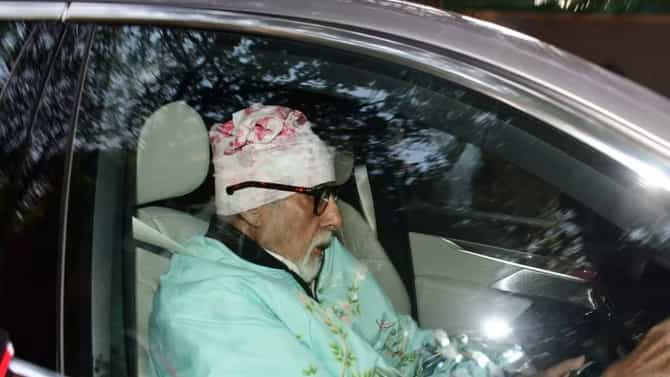 अमिताभ बच्चन गाडी चालवत निघाले थेट या मित्राच्या घरी, व्हिडीओ व्हायरल, 83 व्या वर्षी बिग बी...