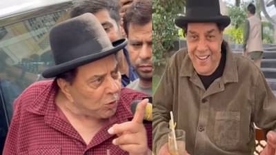 धर्मेंद्र यांचा रुग्णालयात दाखल होण्यापूर्वीचा VIDEO व्हायरल; बग्गीत बसून...