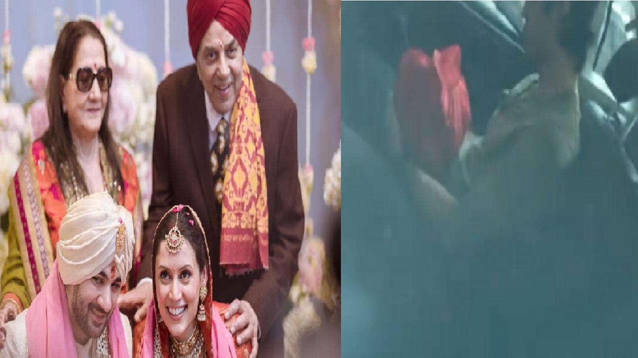 धर्मेंद्र यांच्या अस्थी ना सनी, ना बॉबी, या व्यक्तीच्या हस्ते आणल्या गेल्या; स्मशानभूमीतील व्हिडिओ व्हायरल