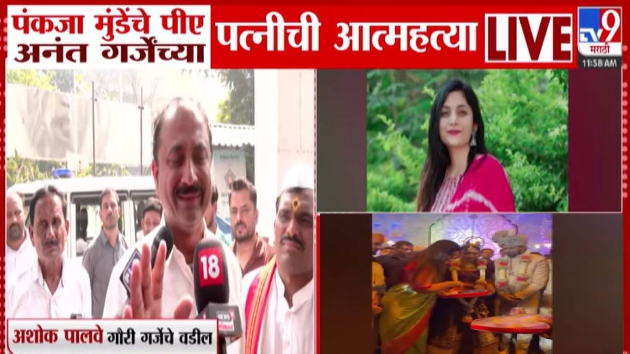 Pankaja Munde PA Wife Death : माझं लेकरू गेलं आता मी... गौरी पालवेच्या आत्महत्येनंतर वडील ढसाढसा रडले, हतबल होत म्हणाले...