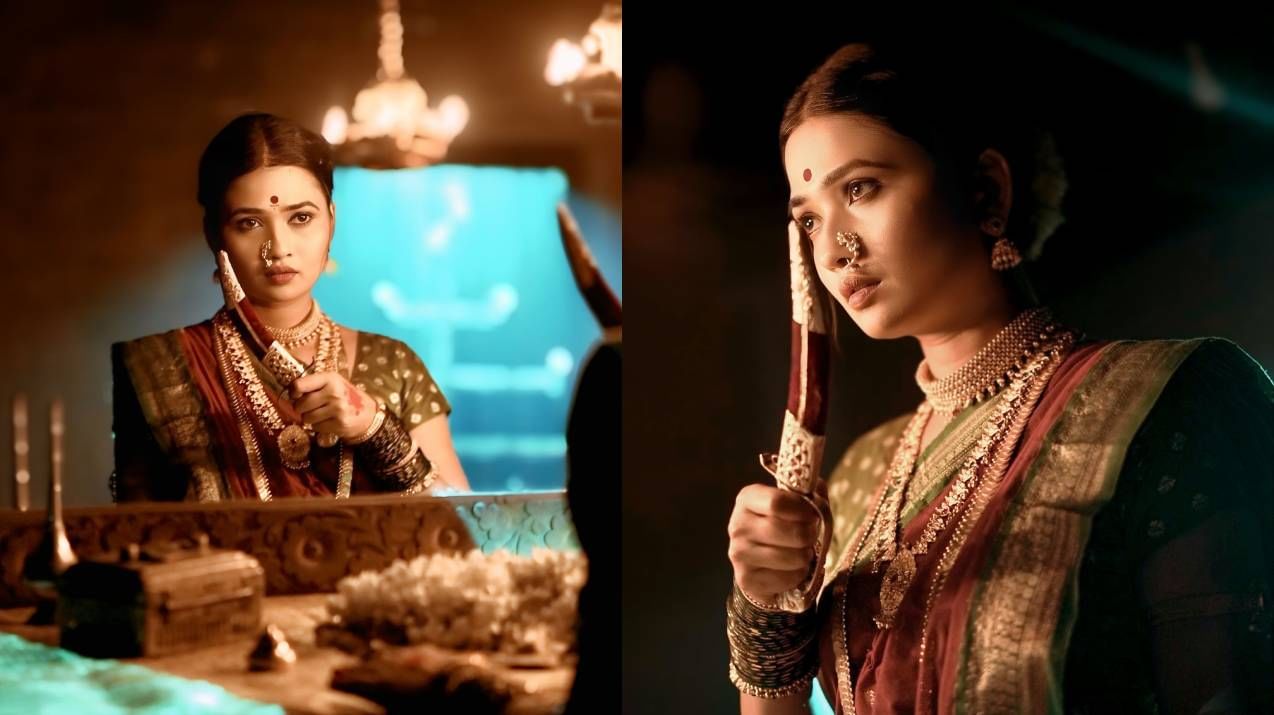 गौतमीचा हा लूक तिचा आगामी अल्बम नऊवारी करण्यात आला आहे. या लूकमध्ये ती अतिशय सुंदर दिसत आहे.