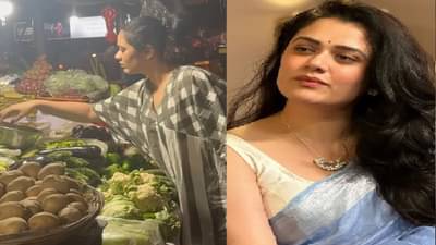 सिंपल ड्रेस, नो मेकअप; व्हायरल गर्ल गिरिजा ओकचा भाजी खरेदीचा व्हिडीओ व्हायरल; तिचा साधेपणा पाहून चाहते पुन्हा प्रेमात