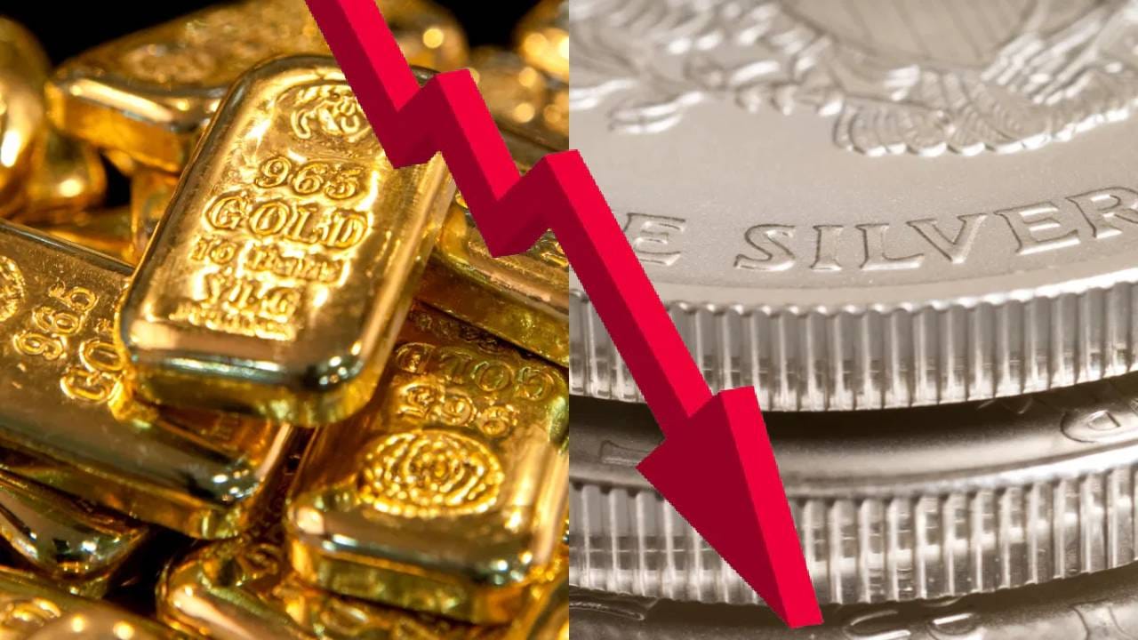 गुरुवारी सोने आणि चांदीच्या किंमतीत चांगली घट झाली होती. तसेच यापूर्वी बुधवारी देखील सोन्याचे दर उतरले होते. पण गेल्या आठवड्यात शुक्रवार ते मंगळवारपर्यंत सलग तीन दिवस सोन्याच्या किंमतीत चांगली घट झाली होती. नुकताच समोर आलेल्या अपडेटनुसार, 24 कॅरेटच्या 10 ग्रॅम सोन्याच्या किंमतीत 1300 रुपयांपेक्षा जास्त घट झाली आहे, तर 1 किलोग्राम चांदीची किंमतही 4000 रुपयांपेक्षा जास्त घसरली आहे.