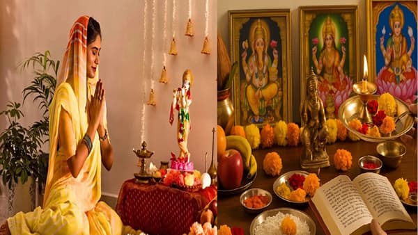 घरी पूजा करताना या गोष्टी नक्की लक्षात ठेवा; अन्यथा नकळत चुका होतच राहतील