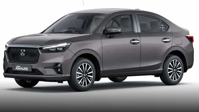 2 लाख रुपयांचे डाउन पेमेंट करा, Honda Amaze घरी न्या, EMI किती?