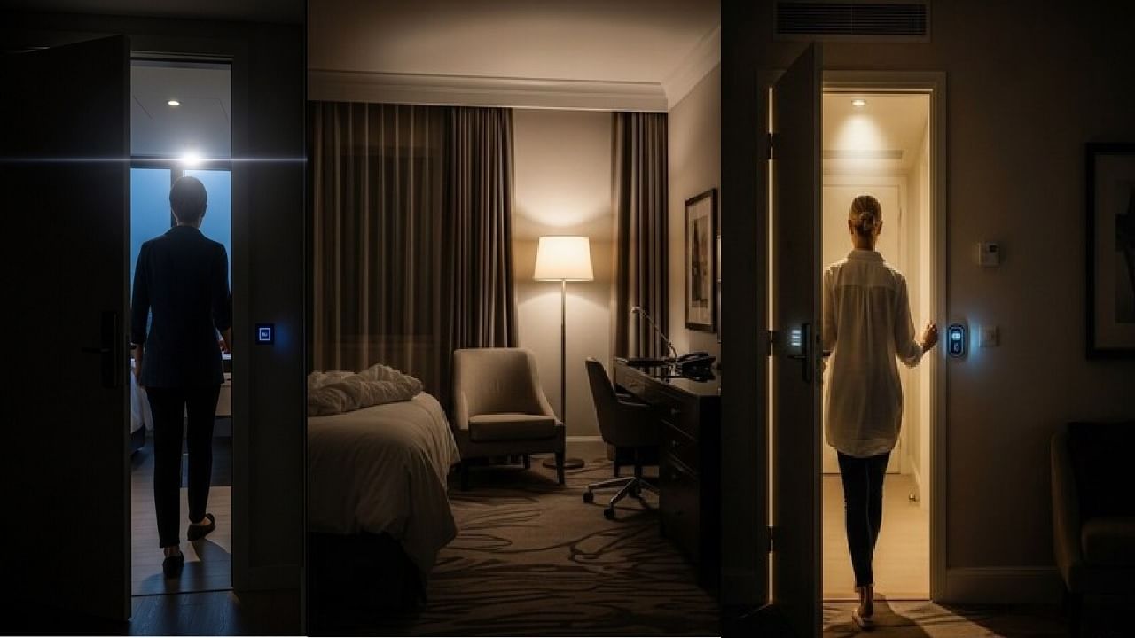 हॉटेलच्या रुममध्ये प्रवेश करताच लाईट सुरु करता? सावधगिरी बाळगा, ही चूक महागात पडू शकते. हॉटेलच्या रुममध्ये प्रवेश करताच लाईट सुरु करता? सावधगिरी बाळगा, ही चूक महागात पडू शकते.