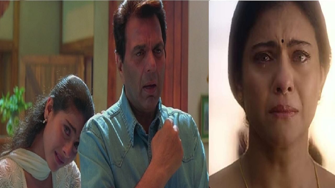 धर्मेंद्र यांच्या निधनाने काजोल भावुक; मुलगा युगसोबतचा त्यांचा फोटो पोस्ट केला अन्...