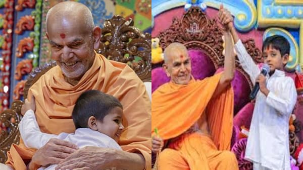 विनुभाई बनले जागतिक गुरु, असा होता महंत स्वामी महाराजांचा आध्यात्मिक प्रवास
