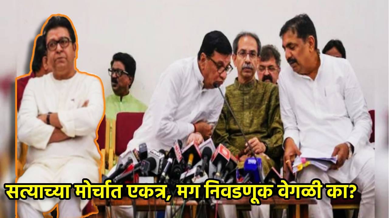 सत्याच्या मोर्चात एकत्र, मग महापालिका निवडणुकीसाठी का नाही? या बड्या नेत्याने टोचले कान, काँग्रेस मनसेविषयी फेरविचार करणार?