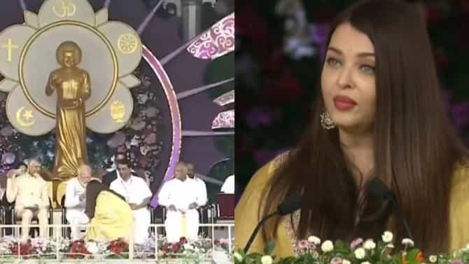 बच्चन कुटुंबियांच्या सूनेच्या संस्कारांचे काैतुक, भर मंचावर ऐश्वर्याने घेतला आशीर्वाद, पीएम नरेंद्र मोदींबद्दल थेट म्हणाली...