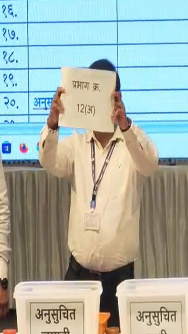 Navi Mumbai : महापालिका निवडणुकीसाठी सोडत जाहीर