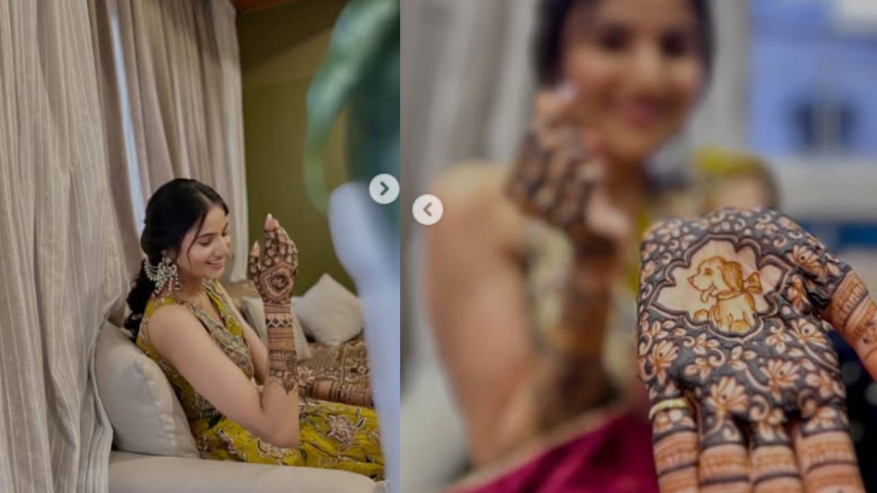 बांदेकरांची होणारी सून पूजा बिरारीने तिच्या अधिकृत इन्स्टाग्राम अकाऊंटवर काही फोटो शेअर केले आहेत. या फोटोंमध्ये पूजाच्या हातावर मेहंदी दिसत आहे. पूजाने सुंदर असा पिवळ्या रंगाचा घागरा घातला आहे. त्यावर सुंदर अशी ज्वेलरी घातली आहे. या सिंपल लूकमध्ये पूजा अतिशय सुंदर दिसत आहे. तिचे हे फोटो सर्वांचे लक्ष वेधून घेत आहेत.