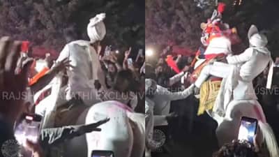 सूरज चव्हाणच्या वरातीत घडणार होतं भयंकर, शेकडो लोकांमध्ये क्षणात... हादरवणारा व्हिडीओ समोर!