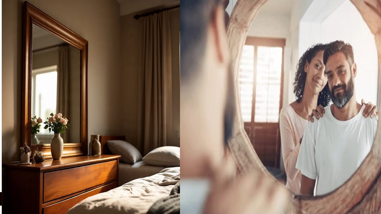 बेडरूममध्ये आरसा लावावा का? जाणून घ्या अन्यथा नात्यात येतील अडचणी