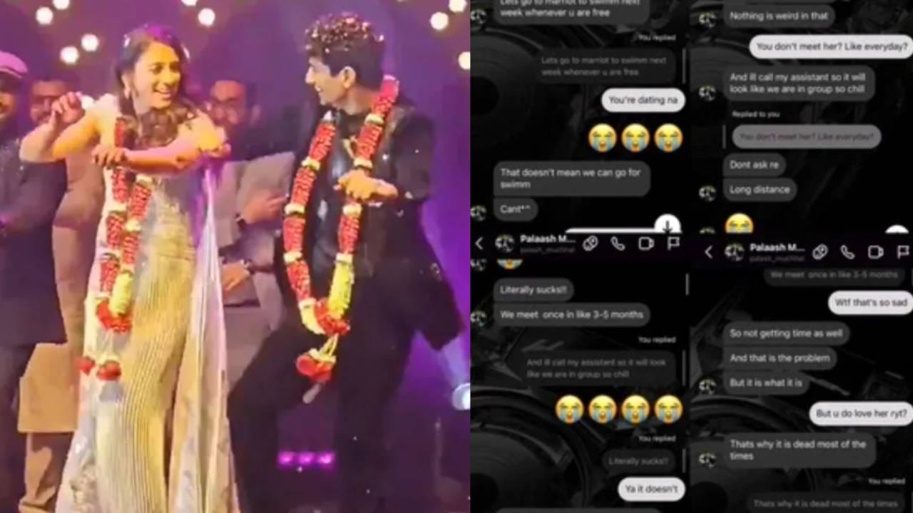 पलाश मुच्छल याच्या व्हायरल स्क्रीनशॉर्टनंतर मोठी खळबळ, थेट या भारतीय क्रिकेटरच्या कथाकथित गर्लफ्रेंडची धमकी, थेट म्हणाली मी स्क्रीनशॉर्ट..