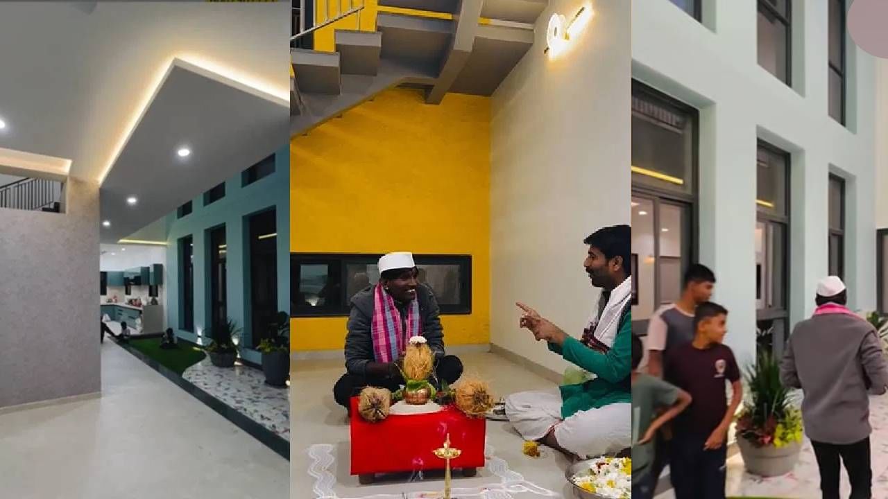 सूरजने त्याच्या अधिकृत सोशल मीडिया अकाऊंटवर घरातील फोटो आणि व्हिडीओ शेअर केले आहेत. या व्हिडीओवरुन सूरजचे नवे घर किती भव्य आहे हे दिसत आहे. घराच्या आत पाऊल टाकताच भलामोठा हॉल, त्यानंतर लगेच मॉड्युलर किचने, मोठ्या मोकळ्या जागेवर झाडे असे दिसत आहे. एकंदरीतच हे घर आतुन अतिशय सुंदर दिसत आहे. किचनमध्ये सूरजने पांढरा आणि आकाशी रंग दिला आहे. एकंदरीत त्याच्या घरातील मॉड्युलर किचन आकर्षक दिसत आहे.