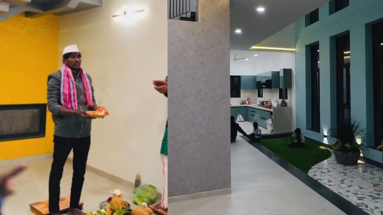 आई-वडिलांशिवाय लहानचा मोठा झालेला सूरज हा एका पत्र्याच्या घरात राहात होता. आज याच पत्र्याच्या घराच्या जागेवर सूरजने आलिशान बंगला बांधला आहे. सूरजने बिग बॉस मराठी हा देखील जिंकला. त्यानंतर त्याने घराचे बांधकाम सुरु केले.  काही महिन्यांपूर्वी उपमुख्यमंत्री अजित पवार यांनी सूरजला घर बांधून देण्याचा शब्द दिला होता. त्यानंतर त्यांनी स्वतः बांधकामाची पाहणी केली. अखेर हे घर पूर्ण झालं असून सूरजनं मोठ्या आनंदानं नव्या घरात गृहप्रवेश केला आहे.