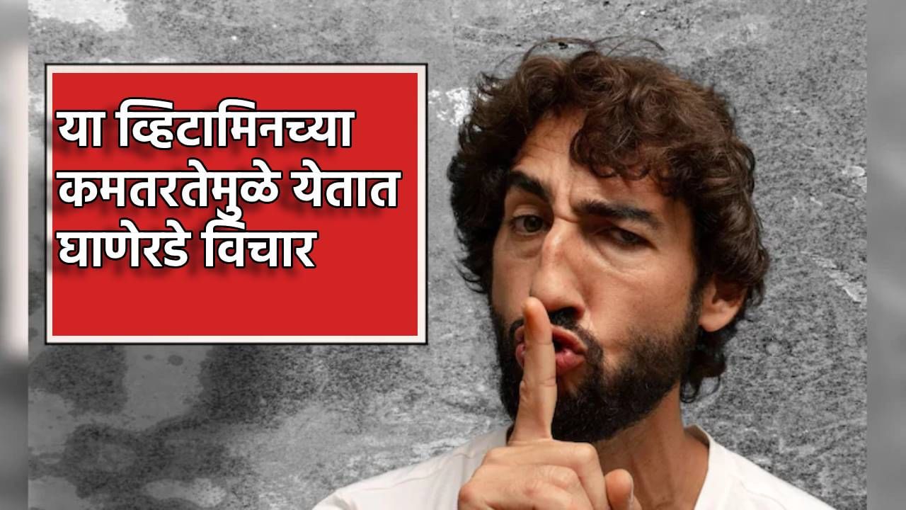 Vitamin : या व्हिटामिनच्या कमतरतेमुळे येतात घाणेरडे विचार, कोणते जीवनसत्त्व ते जाणून घ्या Vitamin : या व्हिटामिनच्या कमतरतेमुळे येतात घाणेरडे विचार, कोणते जीवनसत्त्व ते जाणून घ्या