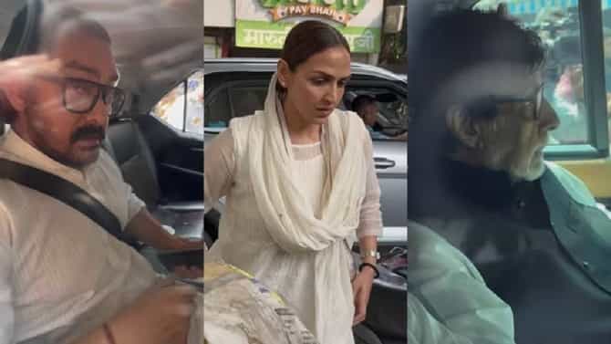 Dharmendra Funeral : धर्मेंद्र यांना अखेरचा निरोप देण्यासाठी सेलिब्रिटी स्मशानभूमीवर; कोण देणार मुखाग्नी?