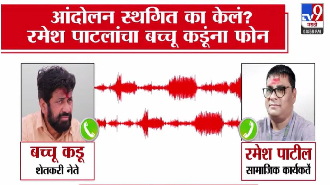 Bacchu Kadu : ...त्यांच्या बापाला करावंच लागेल, आंदोलन स्थगित का केलं? रमेश पाटलांचा बच्चू कडूंना फोन, काय झाला संवाद?