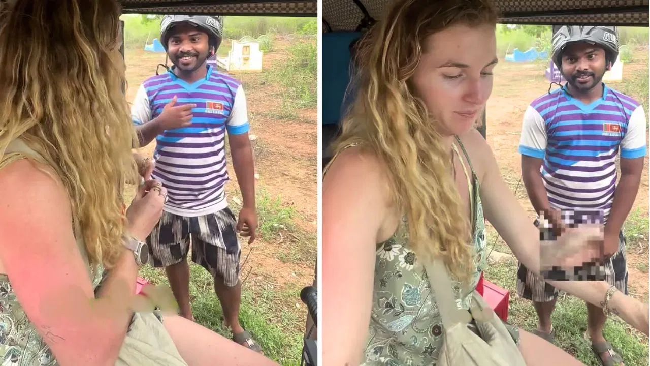 एकट्या परदेशी महिलेला पाहून तरुणाचे विकृत चाळे, व्हायरल झाला धक्कादायक व्हिडीओ