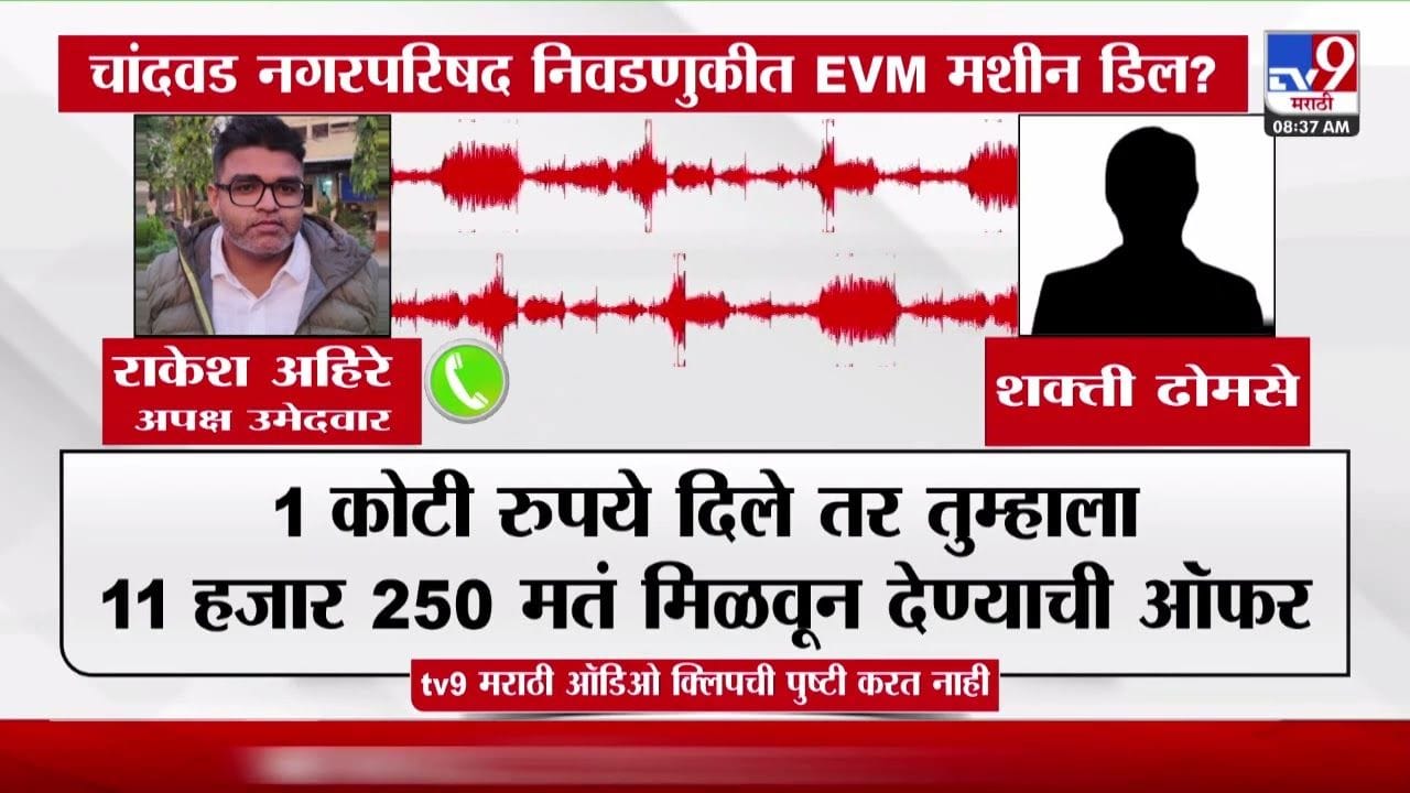 चांदवडमध्ये EVM घोटाळ्याची चर्चा; व्हायरल ऑडिओमुळे खळबळ