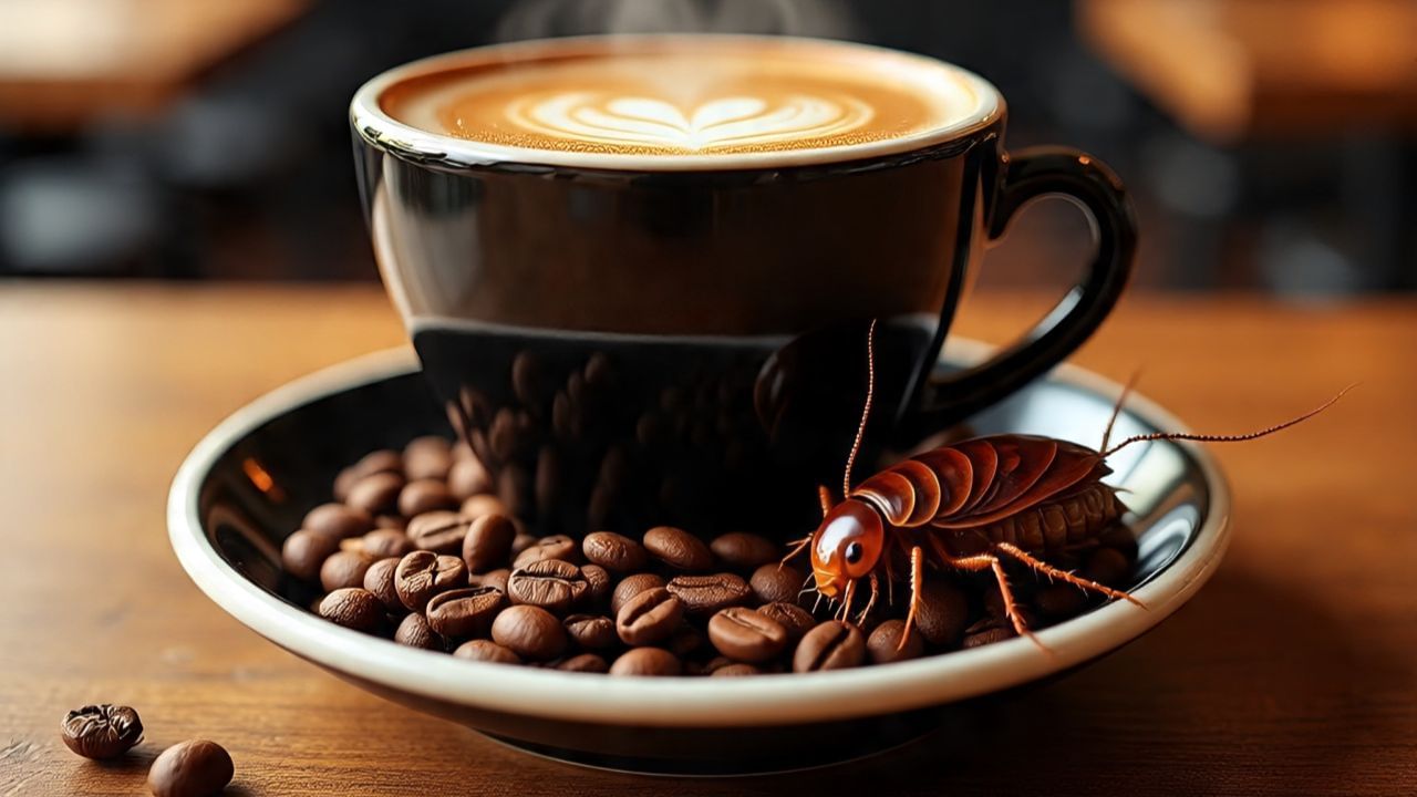 या संग्रहालयात मिळणाऱ्या कॉफीवर झुरळाची पावडर आणि वाळलेल्या पिवळ्या किड्यांची पावडर टाकली जाते. या कॉफीच्या एका कपची किंमत सुमारे 560 रुपये आहे.(Photo Source Meta Ai)