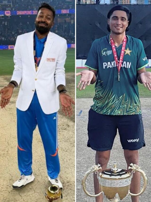 पाकिस्तानी क्रिकेटर हार्दिकचा जबरा फॅन, पंड्याची स्टाईल कॉपी