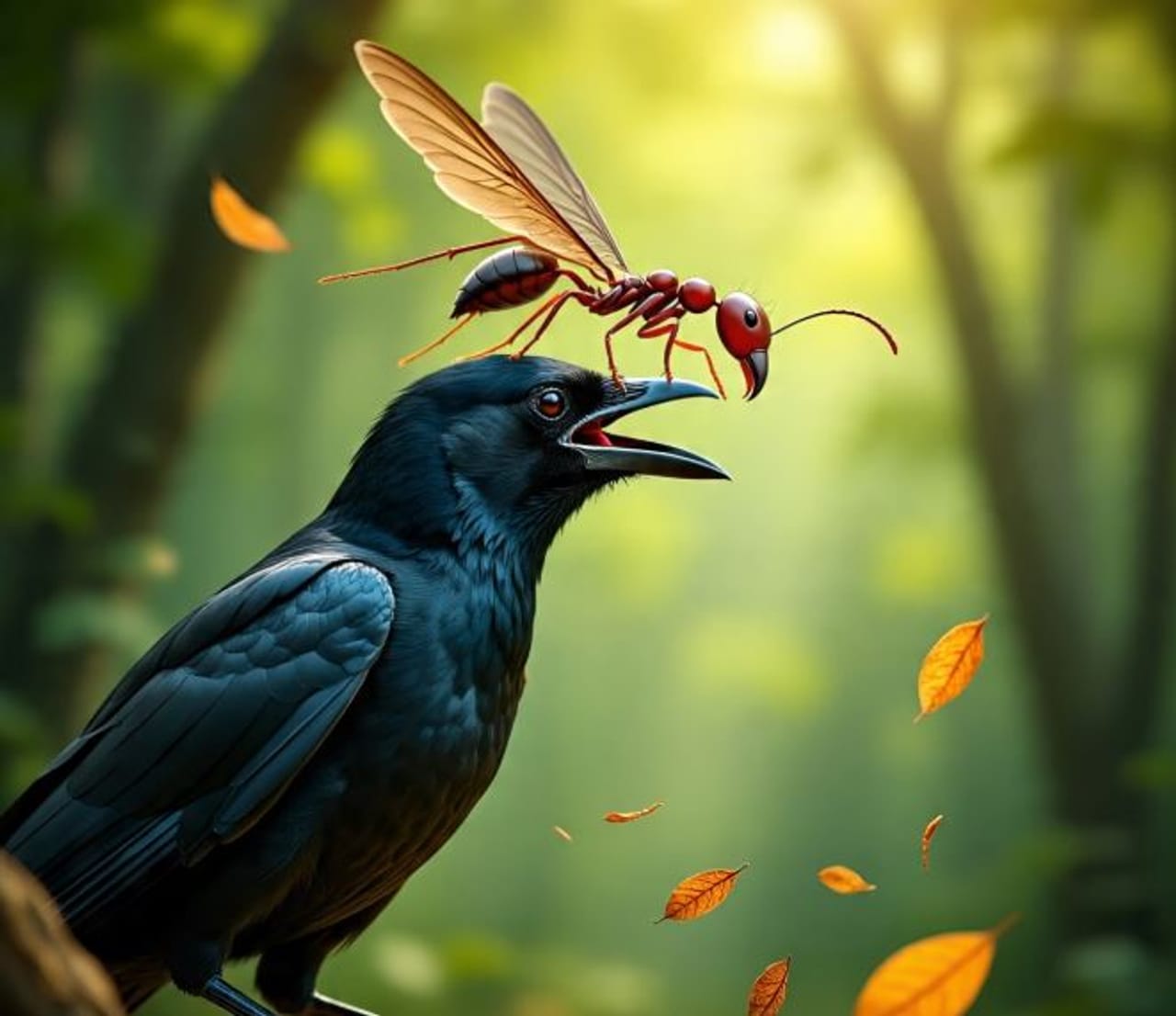 निसर्ग हा अनेक चमत्कारांनी भरलेला आहे. काही प्राणी तर फारच चमत्कारिक पद्धतीने वागतात. विशेष म्हणजे यात पक्षीदेखील मागे नाहीत. स्वत:चा जीव वाचवण्यासाठी काही पक्षी तर अचंबित करून टाकणाऱ्या कृती करतात. (सांकेतिक फोटो, फोटो सौजन्य- मेटा एआय)